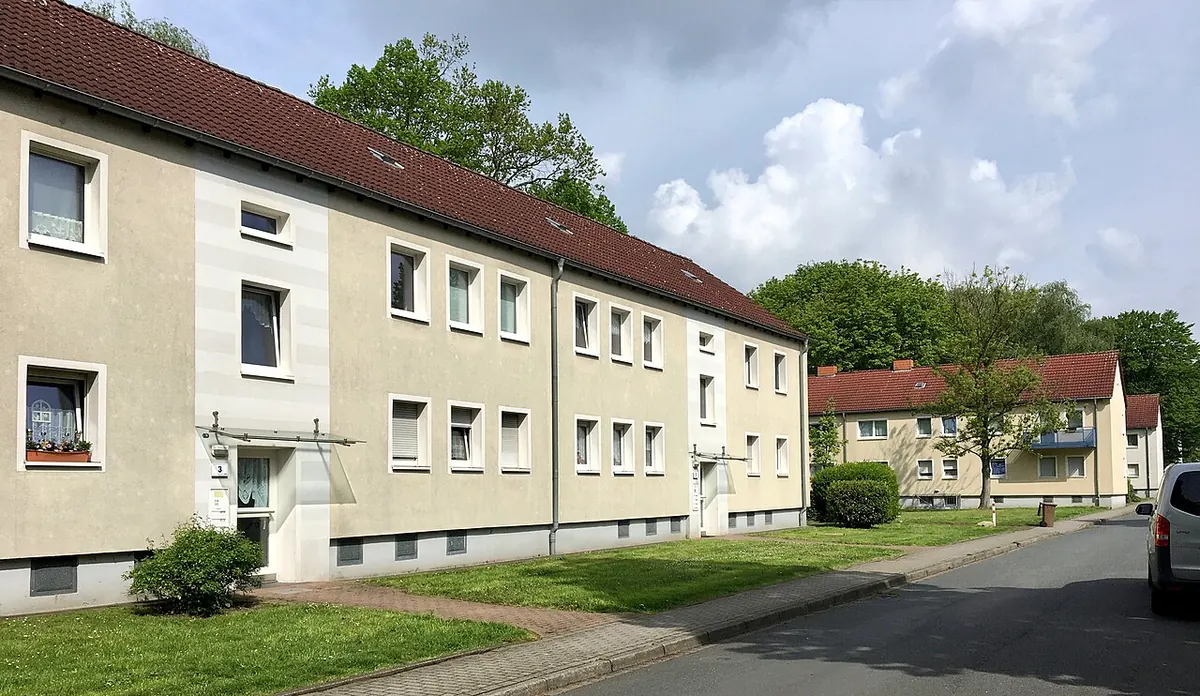 Winterdienst Essen-Altenessen-Süd: Siedlungshäuser an der Rahmheide