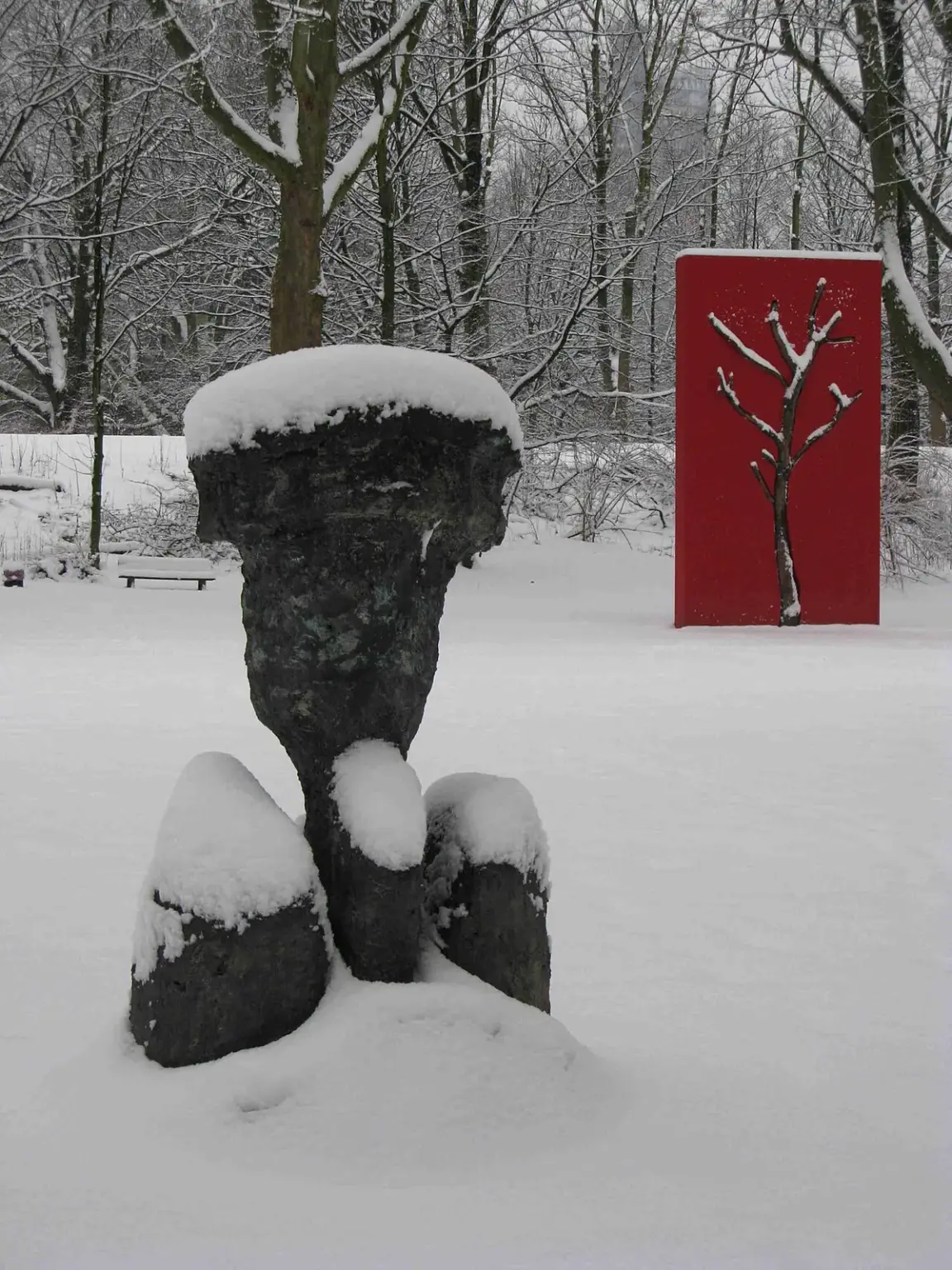 Winterdienst Essen-Huttrop: Wohnstraße im Winter