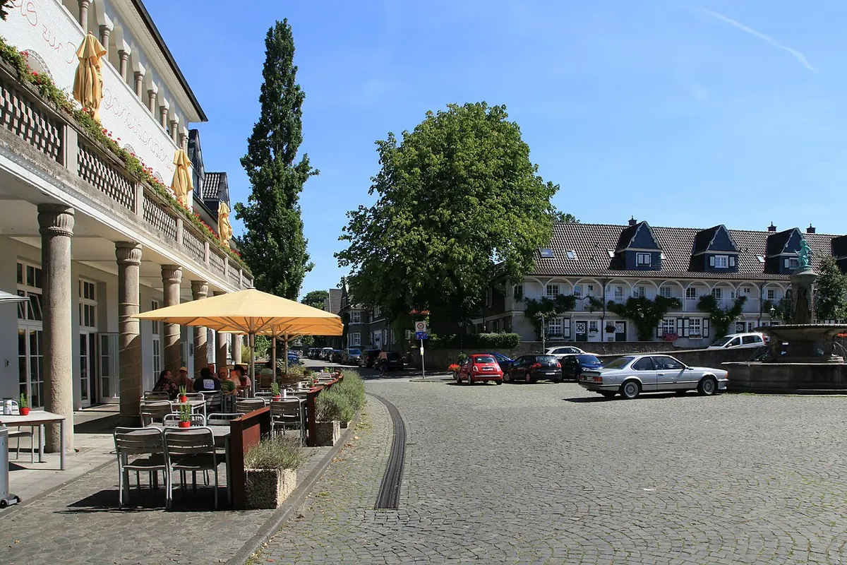 Straße in der Essener Margarethenhöhe